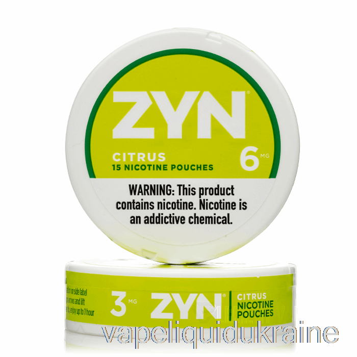 Vape Liquid Ukraine ZYN Nicotine Pouches - CITRUS 6mg (5-PACK)